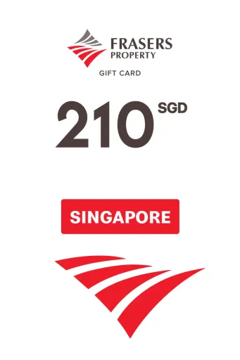 Frasers 210 SGD Gift Card (Singapore) - Digital Key