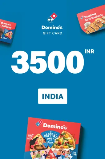 Dominos Pizza 3500 INR Gift Card (India) - Digital Key