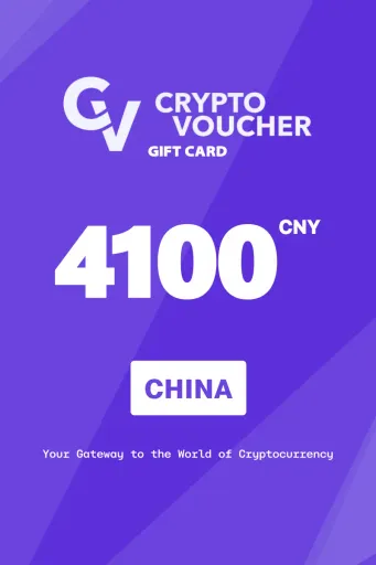 Crypto Voucher 4100 CNY Gift Card (China) - Digital Key
