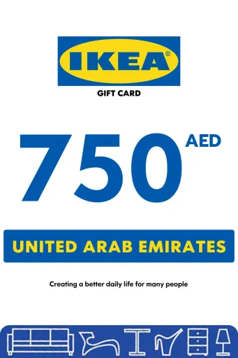 IKEA 750 AED Gift Card (United Arab Emirates) - Digital Key