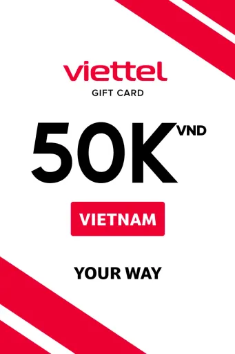 Viettel 50000 VND Gift Card (Vietnam) - Digital Key
