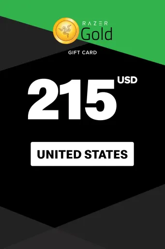 Razer Gold 215 USD Gift Card (United States) - Digital Key