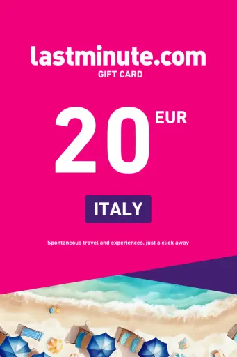 lastminute.com 20 EUR Gift Card (Italy) - Digital Key