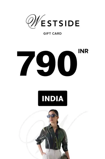 Westside 790 INR Gift Card (India) - Digital Key