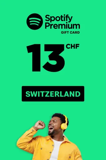Spotify 13 CHF Gift Card (Switzerland) - Digital Key