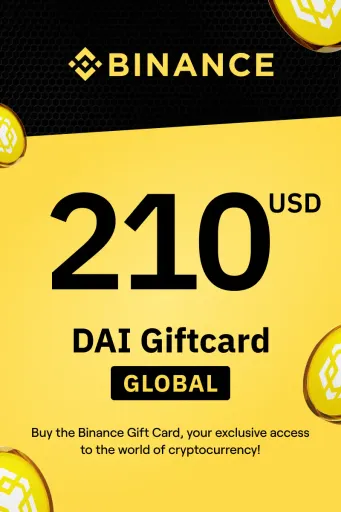 Binance (DAI) 210 USD Gift Card (Global) - Digital Key