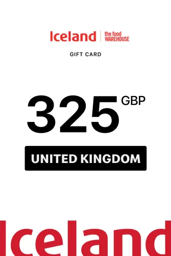 Iceland 325 GBP Gift Card (United Kingdom) - Digital Key