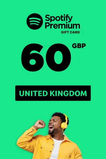 Spotify 60 GBP Gift Card (United Kingdom) - Digital Key