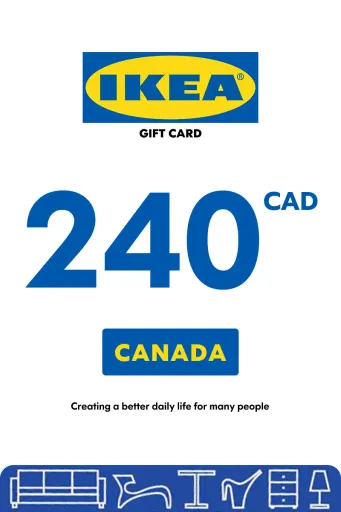 IKEA 240 CAD Gift Card (Canada) - Digital Key