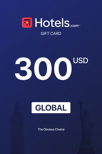 Product Image - Hotels.com 300 USD Gift Card (Global) - Digital Key
