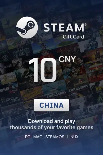 Steam Wallet 10 CNY Gift Card (China) - Digital Key