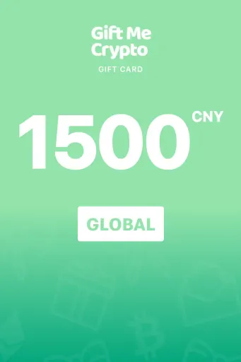 Gift Me Crypto 1500 CNY Gift Card (Global) - Digital Key
