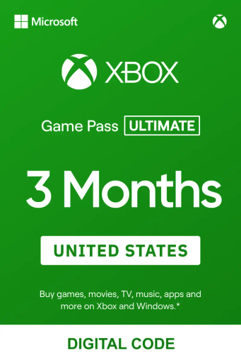 Xbox Game Pass Ultimate 3 Months (United States) - Xbox Live - Digital Key