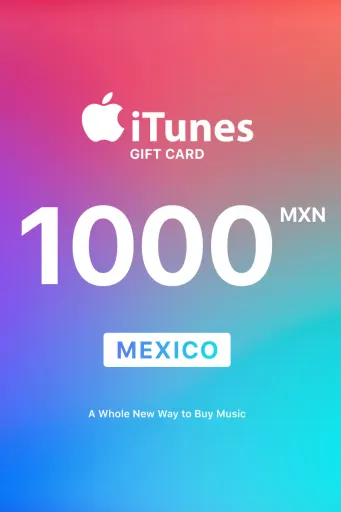 Apple iTunes 1000 MXN Gift Card (Mexico) - Digital Key