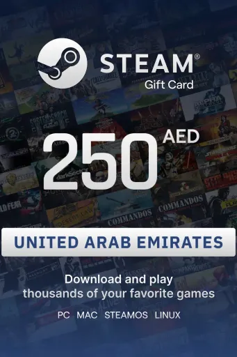 Steam Wallet 250 AED Gift Card (United Arab Emirates) - Digital key