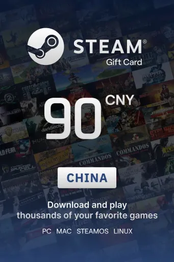 Steam Wallet 90 CNY Gift Card (China) - Digital Key