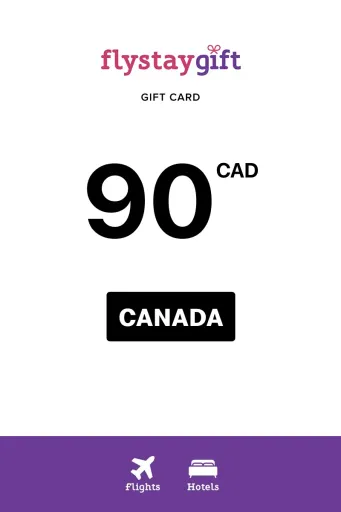Flystay Gift 90 CAD Gift Card (Canada) - Digital Key