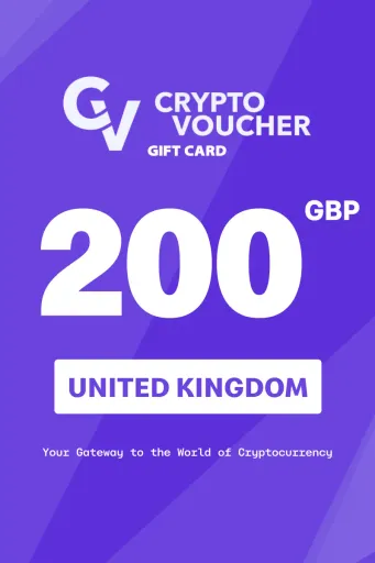 Crypto Voucher 200 GBP Gift Card (United Kingdom) - Digital Key