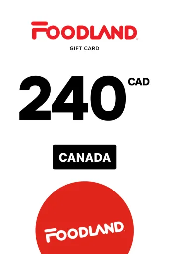Foodland 240 CAD Gift Card (Canada) - Digital Key