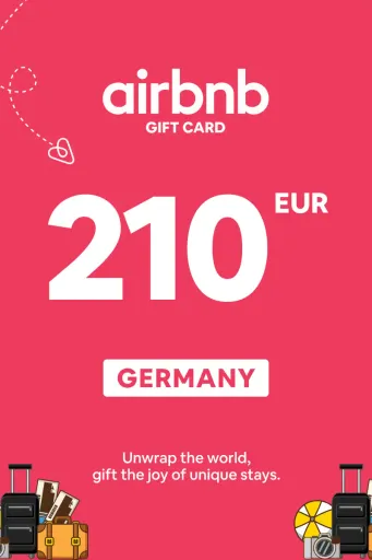Airbnb 210 EUR Gift Card (Germany) - Digital Key