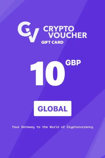 Crypto Voucher (BTC) 10 GBP Gift Card (Global) - Digital Key