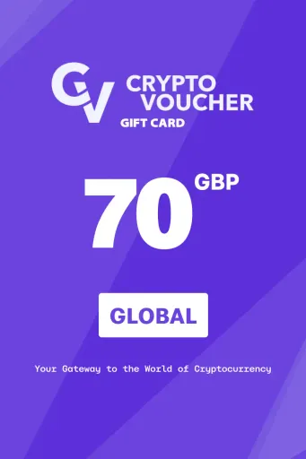 Crypto Voucher (BTC) 70 GBP Gift Card (Global) - Digital Key