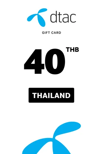 dtac 40 THB Gift Card (Thailand) - Digital Key