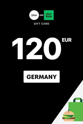 Uber & Uber Eats 120 EUR Gift Card (Germany) - Digital Key