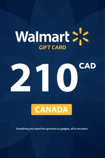 Walmart 210 CAD Gift Card (Canada) - Digital Key