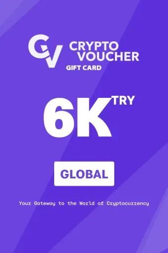 Crypto Voucher 6000 TRY Gift Card (Global) - Digital Key
