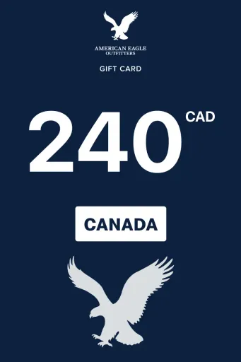 Product Image - American Eagle Outfitters 240 CAD Gift Card (Canada) - Digital Key