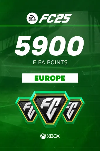 Product Image - EA SPORTS FC 25 - 5900 FC Points (Europe) (Xbox One / Xbox Series X|S) - Xbox Live - Digital Key