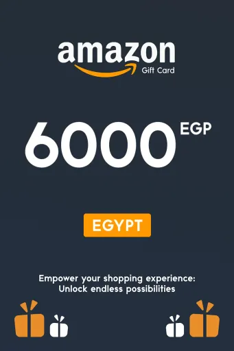 Amazon 6000 EGP Gift Card (Egypt) - Digital Key