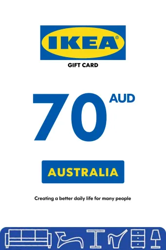IKEA 70 AUD Gift Card (Australia) - Digital Key