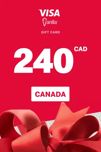 Vanilla Visa 240 CAD Gift Card (Canada) - Digital Key