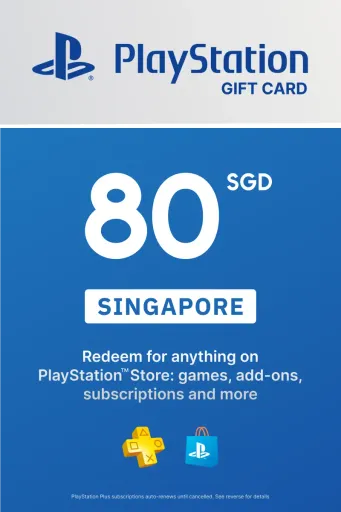 PlayStation Store 80 SGD Gift Card (Singapore) - Digital Key