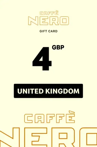 Caffè Nero 4 GBP Gift Card (United Kingdom) - Digital Key