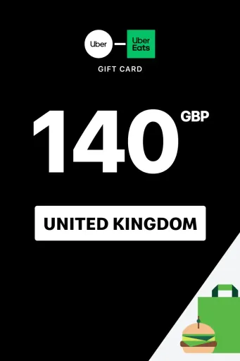 Uber & Uber Eats 140 GBP Gift Card (United Kingdom) - Digital Key