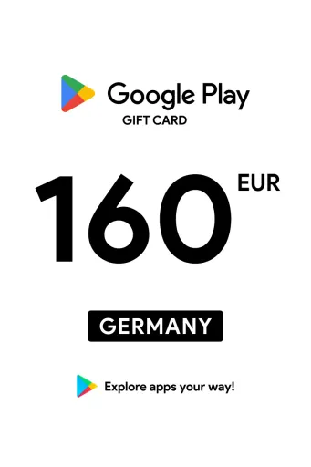 Google Play 160 EUR Gift Card (Germany) - Digital Key