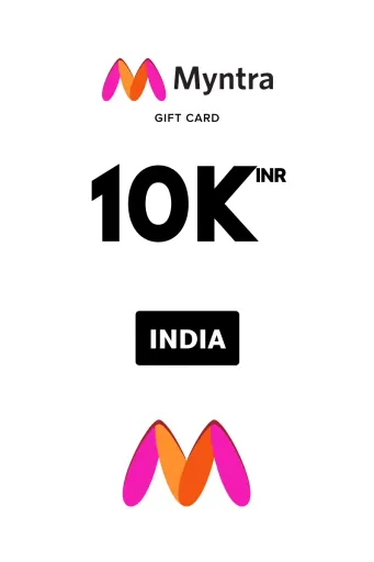 Product Image - Myntra 10000 INR Gift Card (India) - Digital Key