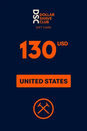 Dollar Shave Club 130 USD Gift Card (United States) - Digital Key