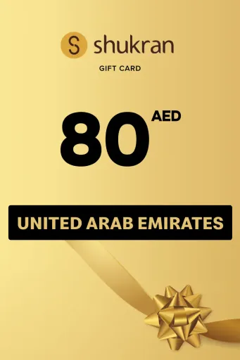 Shukran 80 AED Gift Card (United Arab Emirates) - Digital Key