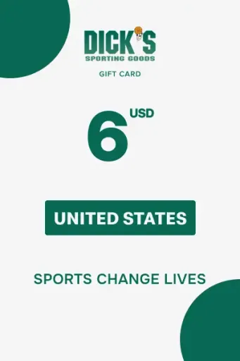 Dick's Sporting Goods 6 USD Gift Card (United States) - Digital Key