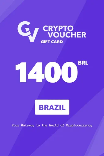 Crypto Voucher 1400 BRL Gift Card (Brazil) - Digital Key