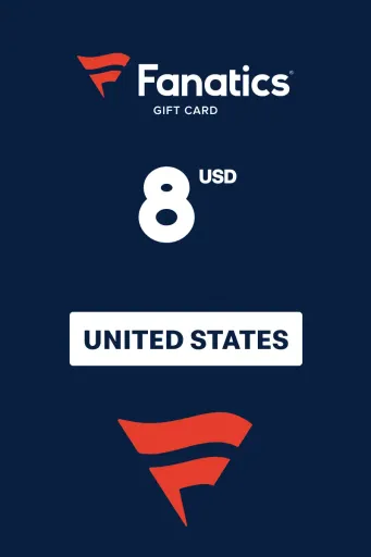 Fanatics 8 USD Gift Card (United States) - Digital Key