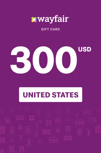 Wayfair 300 USD Gift Card (United States) - Digital Key