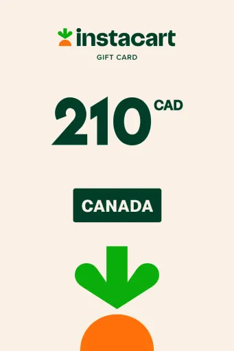 Instacart 210 CAD Gift Card (Canada) - Digital Key