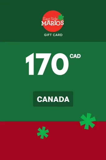 Product Image - East Side Mario's 170 CAD Gift Card (Canada) - Digital Key