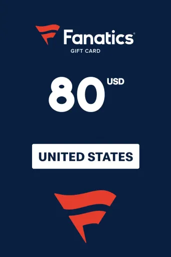 Fanatics 80 USD Gift Card (United States) - Digital Key