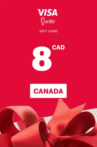 Vanilla Visa 8 CAD Gift Card (Canada) - Digital Key